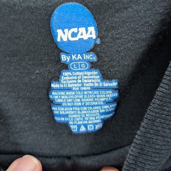 Razorbacks shirt Mens Large Black University of Arkansas Football Hawgball - Picture 4 of 6